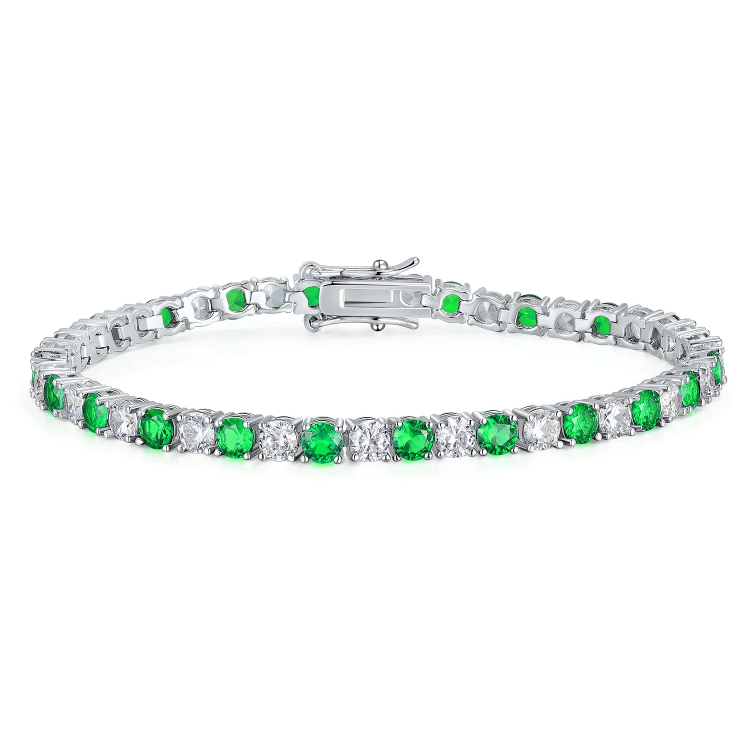 tennis copper fashionable design bracelet with zircon