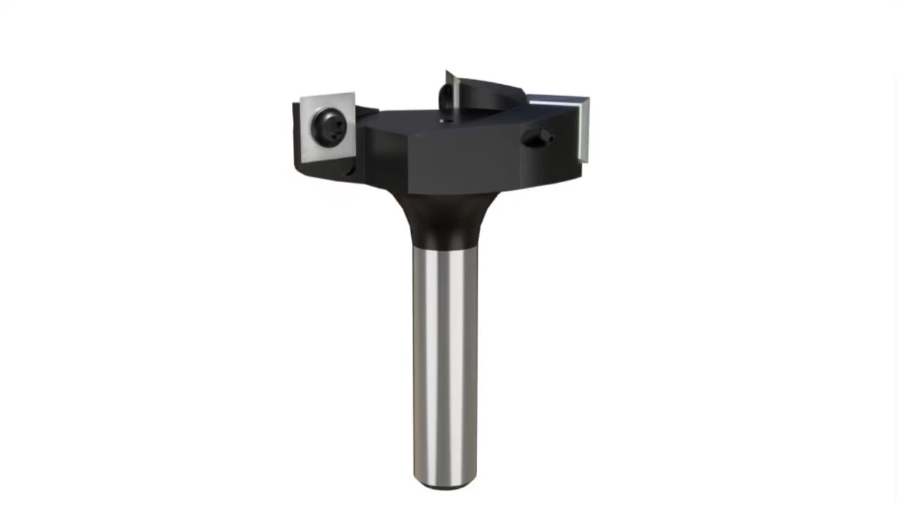 Cnc Spoilboard Surfacing Router Bit 1/2" Shank Insert Carbide Slab