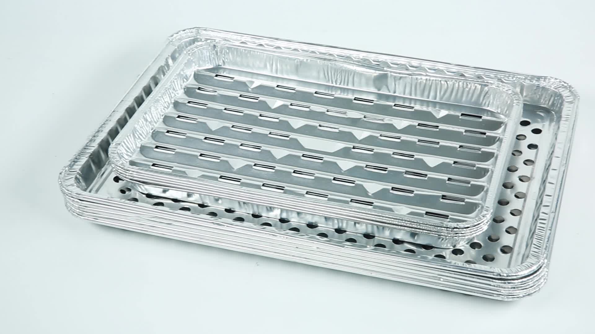 Specialized Production Custom Disposable Aluminium Foil Bbq Grill Pan