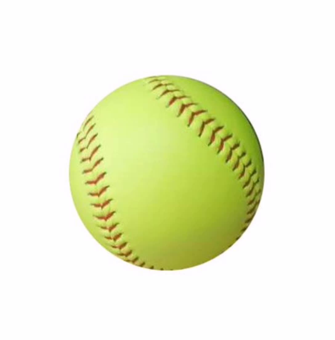 Meersee Brand High Quality Yellow Pu Softball Softball 12 Inch Buy