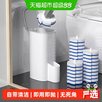 Meliya disposable toilet brush ready to use and throw away