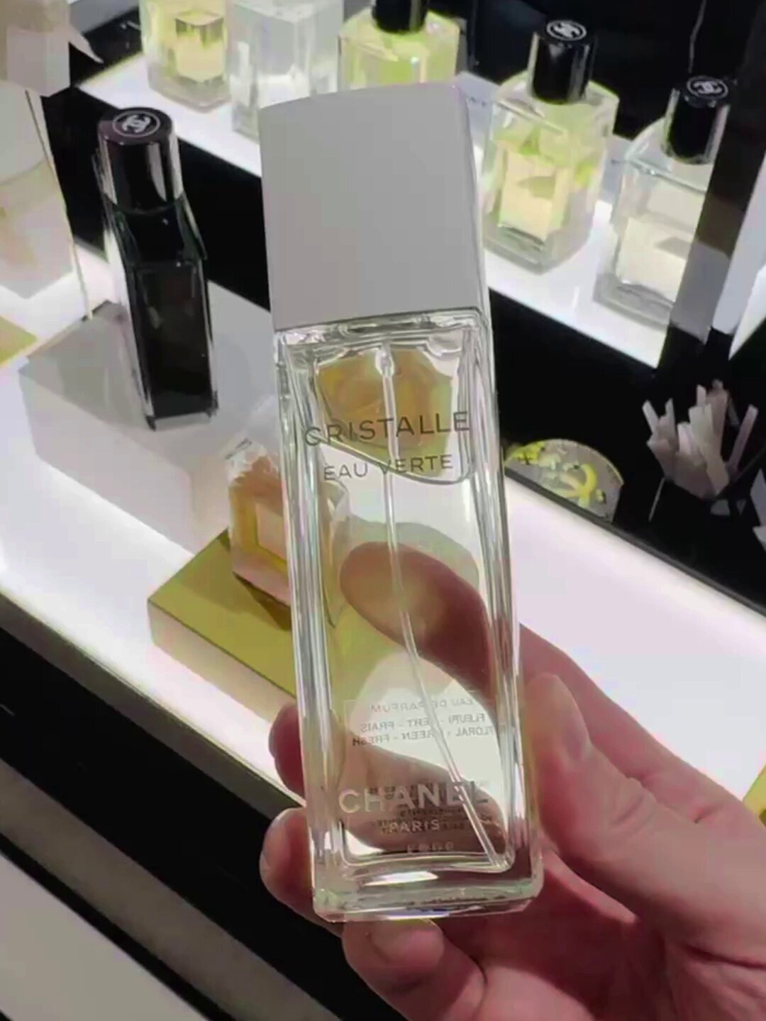 法国购Chanel香奈儿Cristalle Eau Verte新版水晶恋绿意香水100ml值得买