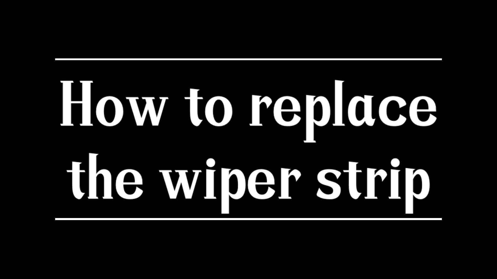 Qeepei Auto Spare Parts High Quality Car Wiper Blade Refill Windshield
