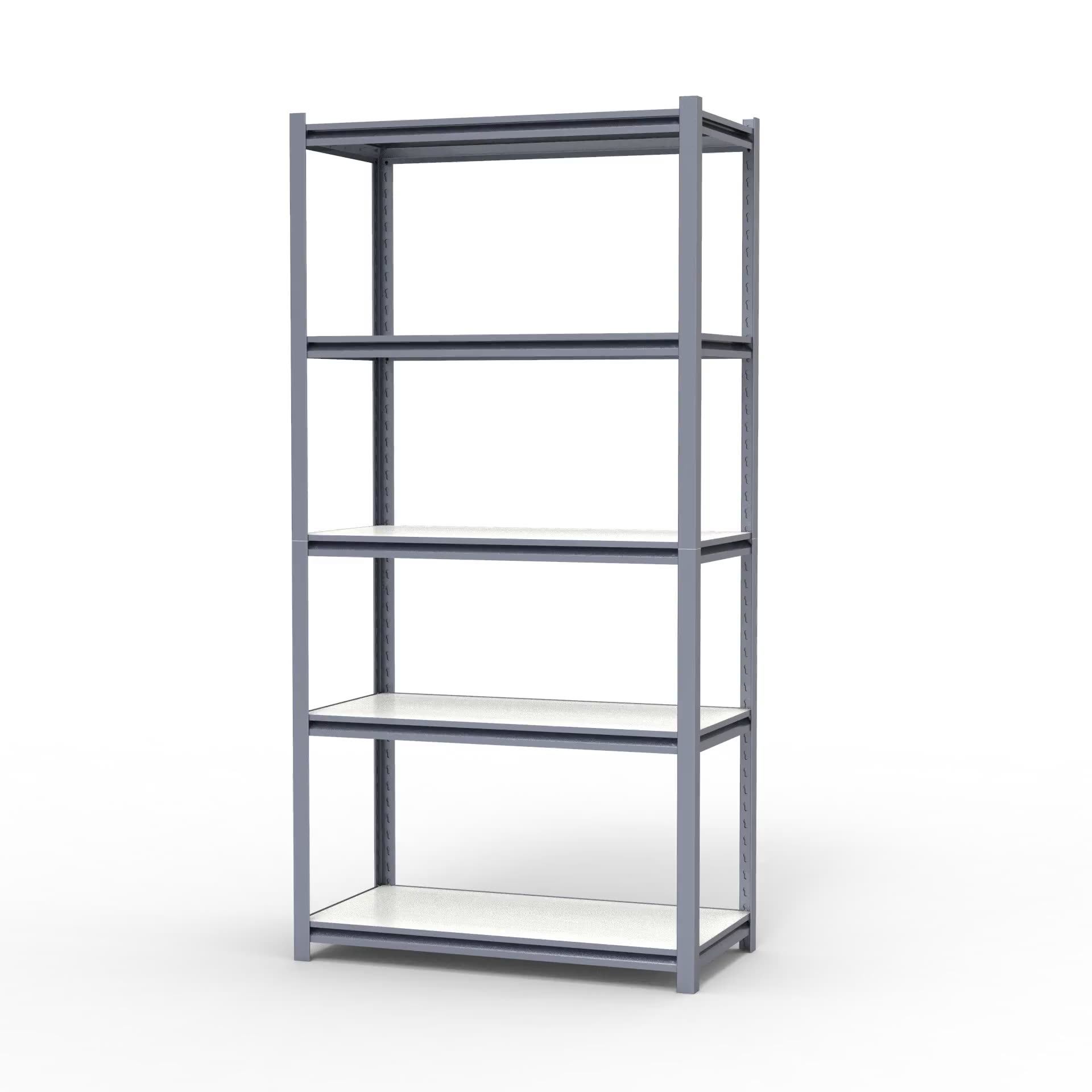 Heavy Duty Boltless Racks Steel Slotted Angle Rack Warehouse Storage