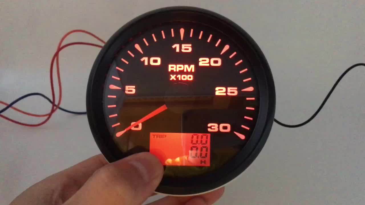Тахометры приборной панели датчики 85 мм 0-3000 об/мин счетчики Rev тахометр Sus316L