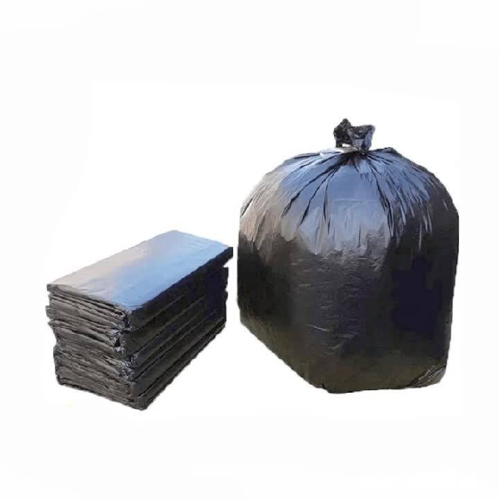 Black High Density Heavy Duty Industrial Trash Bags/shrink Wrap Bags