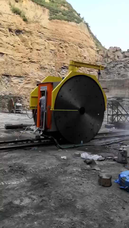 Yzk1360/1900 Quarry Stone Block Cutting Machine Double Blade Stone