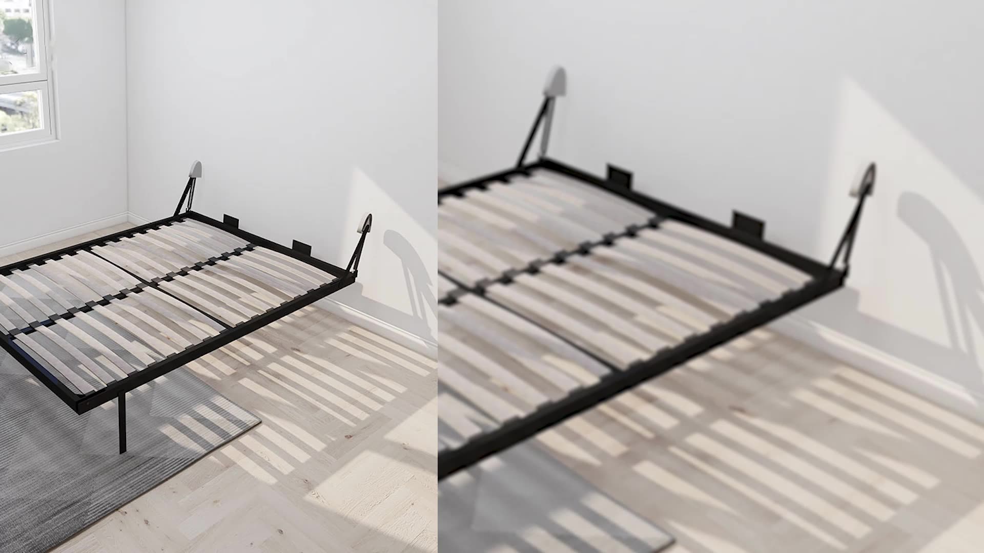 Sofa Bed Vertical Tilting Murphy Bed Mechanism Wall Bed Hardware With