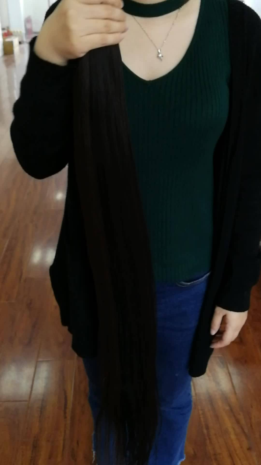 Wholesale Remy Raw Indian Straight Temple Hair,32 34 36 38 40 Inch