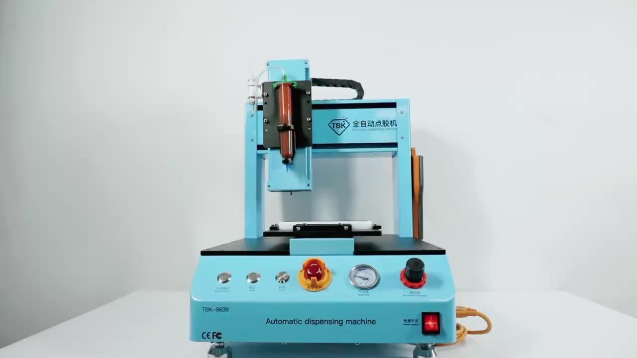 Tbk New Machine Glue Speed Adjustable 983b Automatic Dispensing Machine