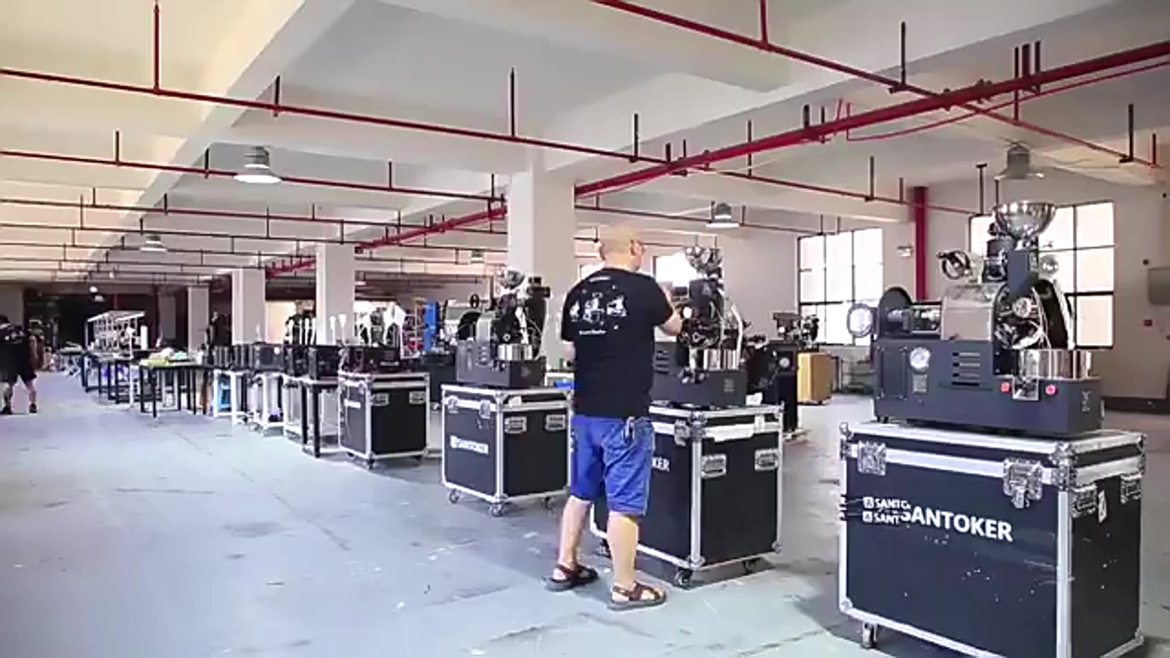 Wintop 2024 New Designed Trendy Q10 Full Hot Air Coffee Roaster Machine