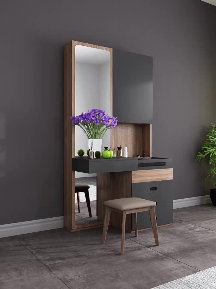 Nordic Fulllength Mirror Mini Dressing Table Bedroom Furniture