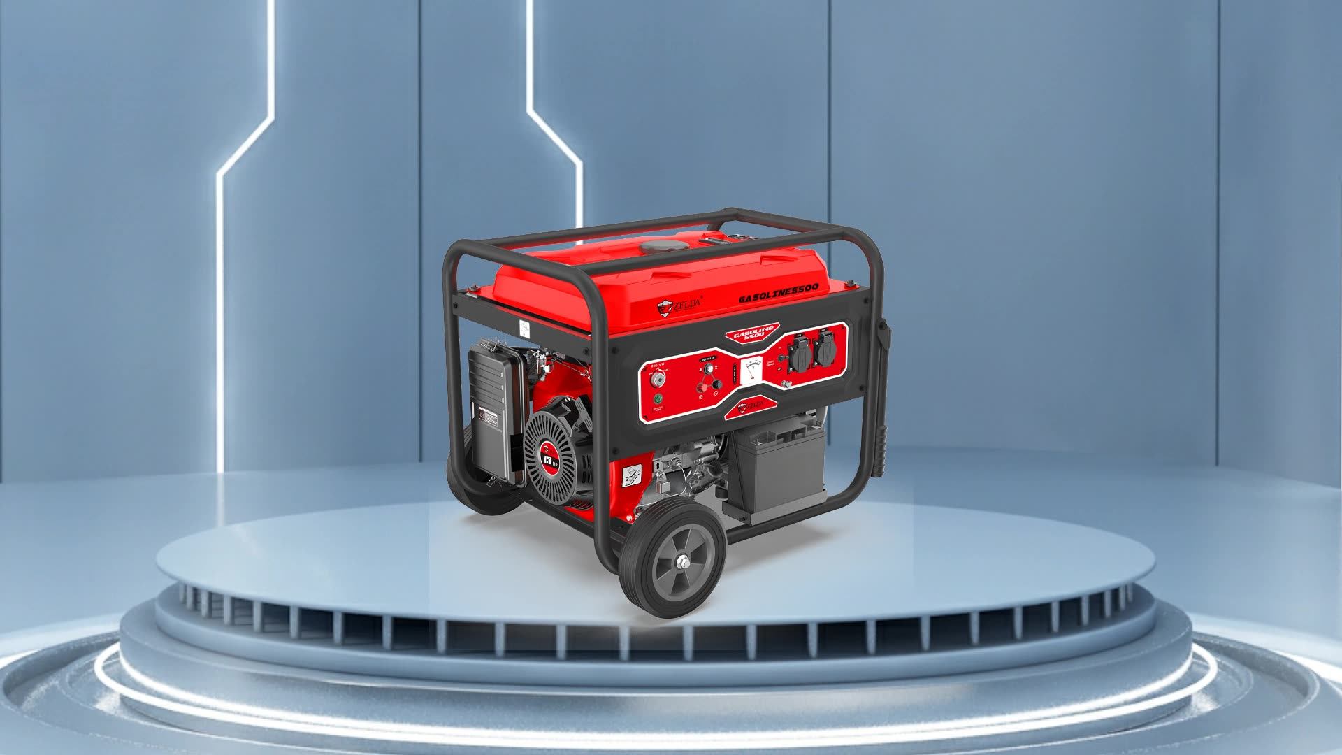 ZeldaMax Power Output 13HP Displacement 208cc Starting System