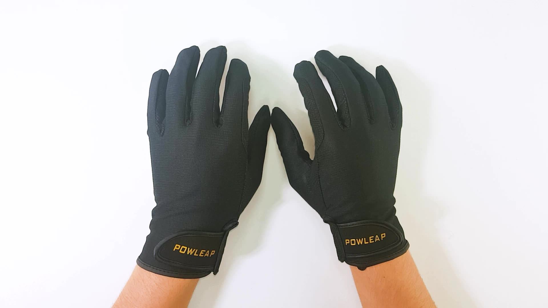 Girls Women Outdoor Horseback Equestrian Riding Gloves Custom Durable