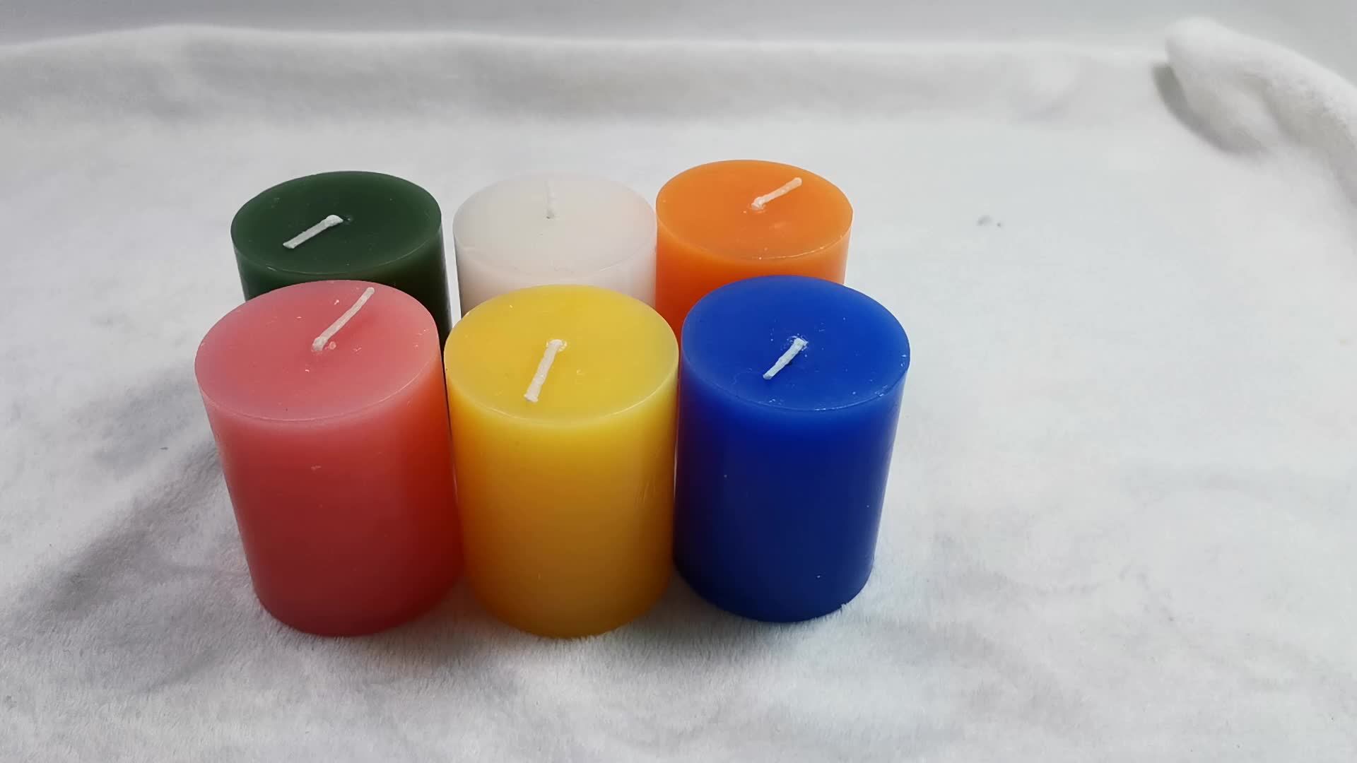 Dubai Colour Pillar Paraffin Candle Wax Aromatherapy Candle