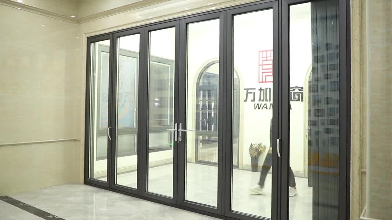 Wanjia Aluminum Doors Aluminium Bifold Patio Doors Buy Aluminium