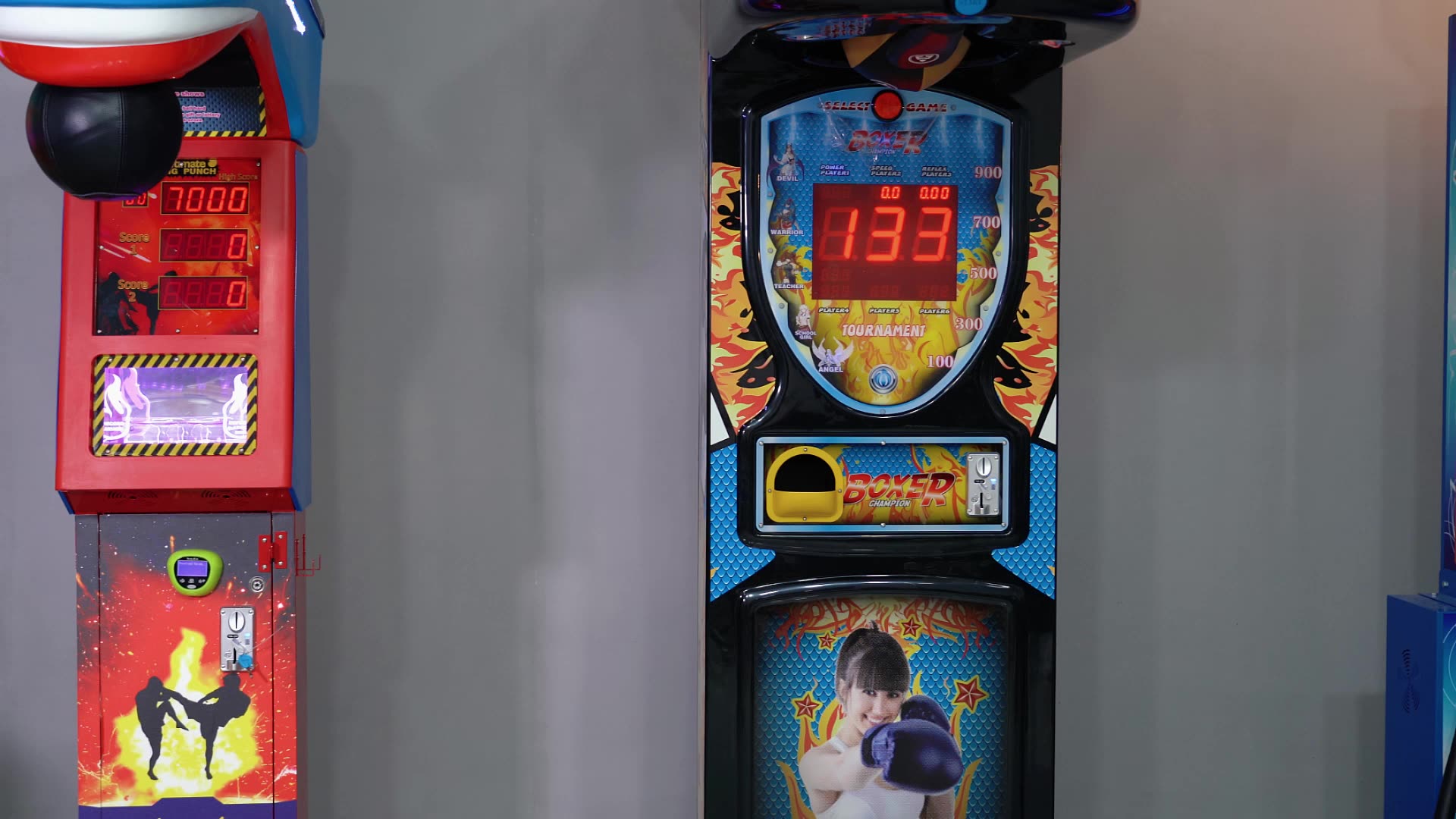 Boxingarcademachine Card Payment Punching Bag Kick Vending Training