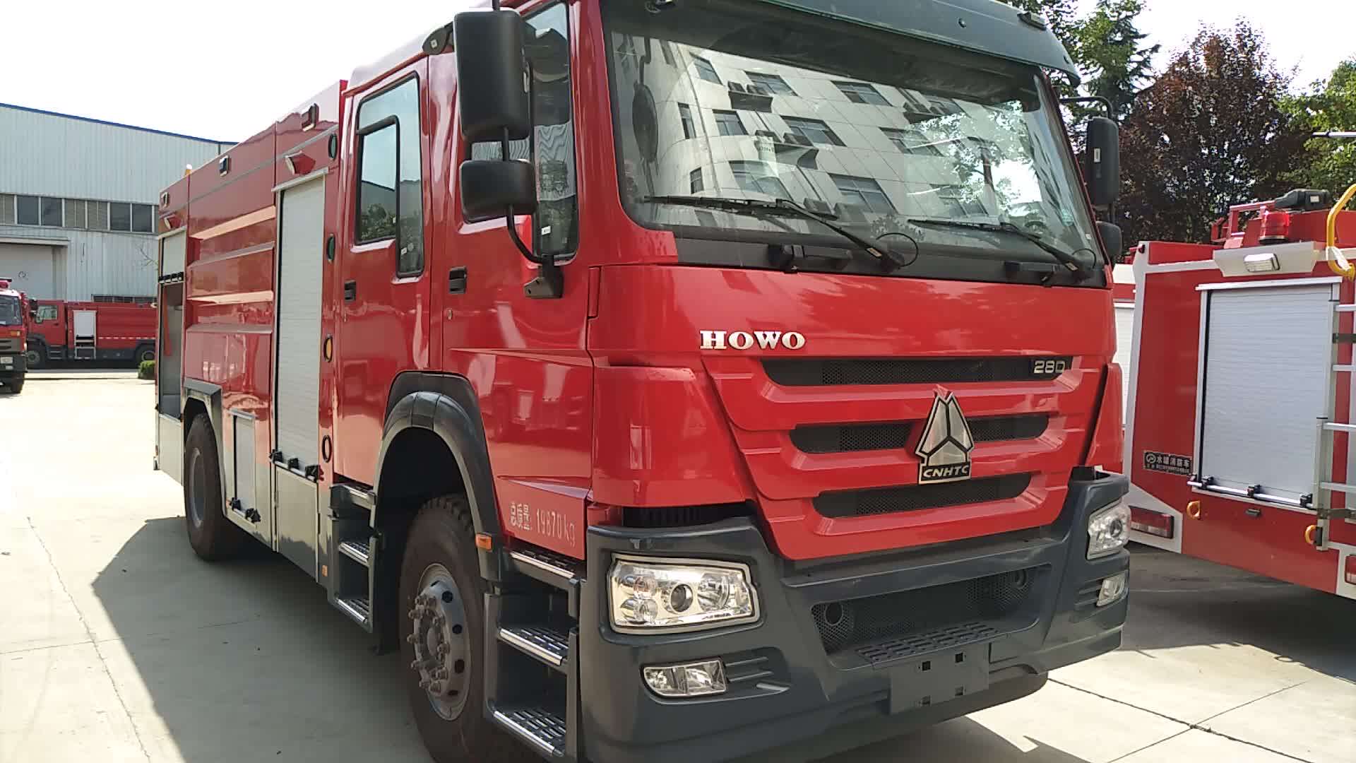 Howo 2000gallons Competitive Price Fire Rescue Truck Buy Fire Truck