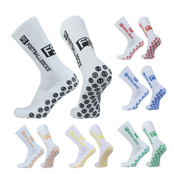 Sports Football Socks with Thickened Towel Bottom and Non-Slip Features for Adult Men, Direct Sales from Fs Factory
