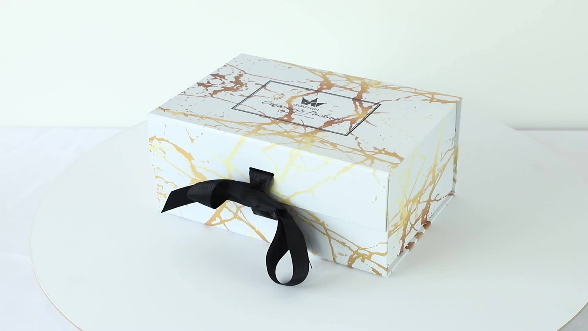 Fashion Luxury Gift Paper Box For Garments Circle Gift Folding Clothing