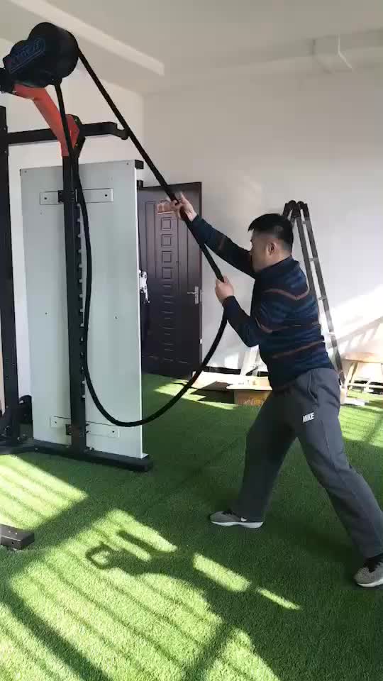 Adjustable Gym Climbing Machine Rope Pulling Machine Endless Suspended