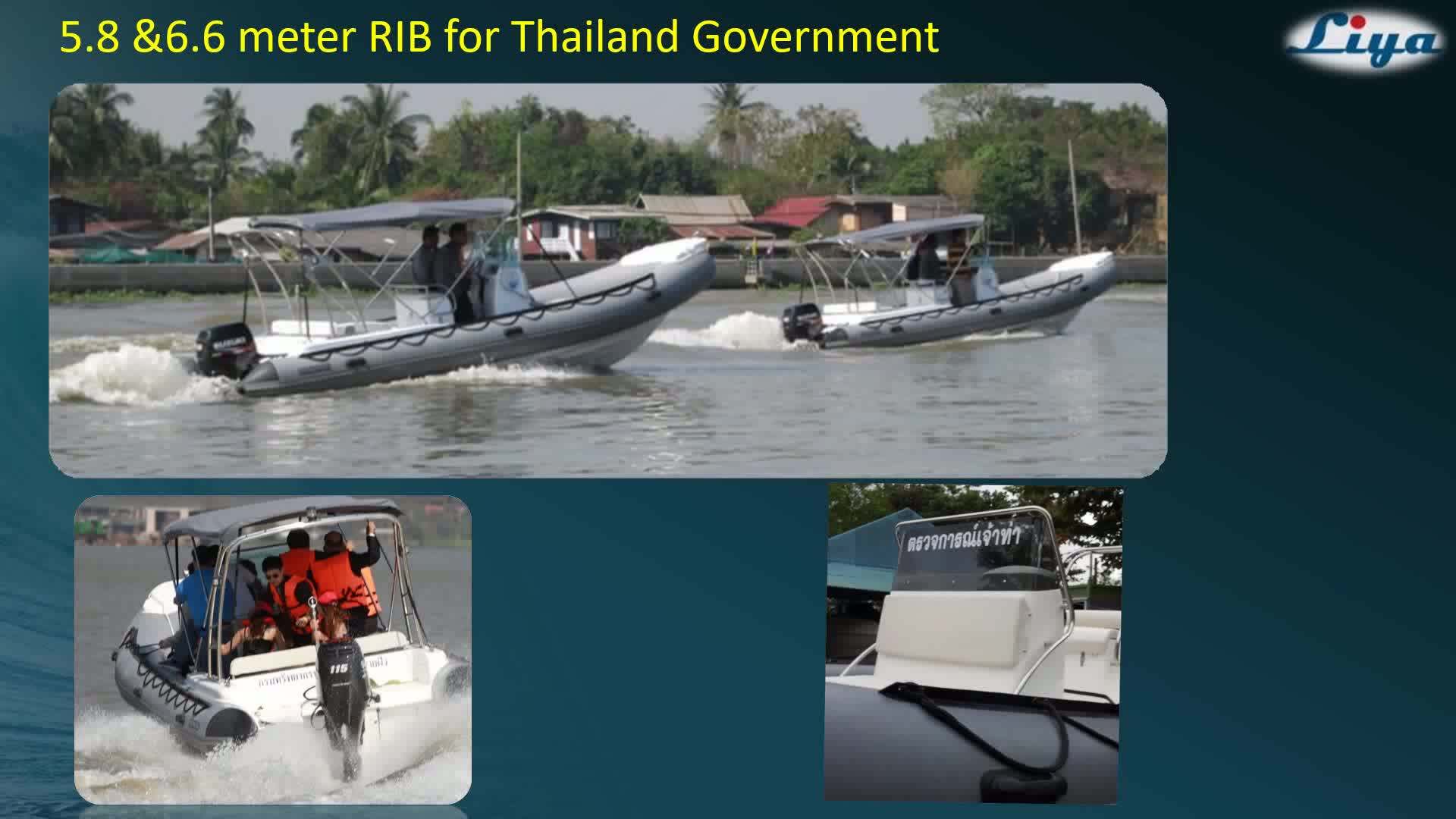 Liya Ub470 Rubber Boat Hypalon Rescue Inflatable Boat Manufacturers