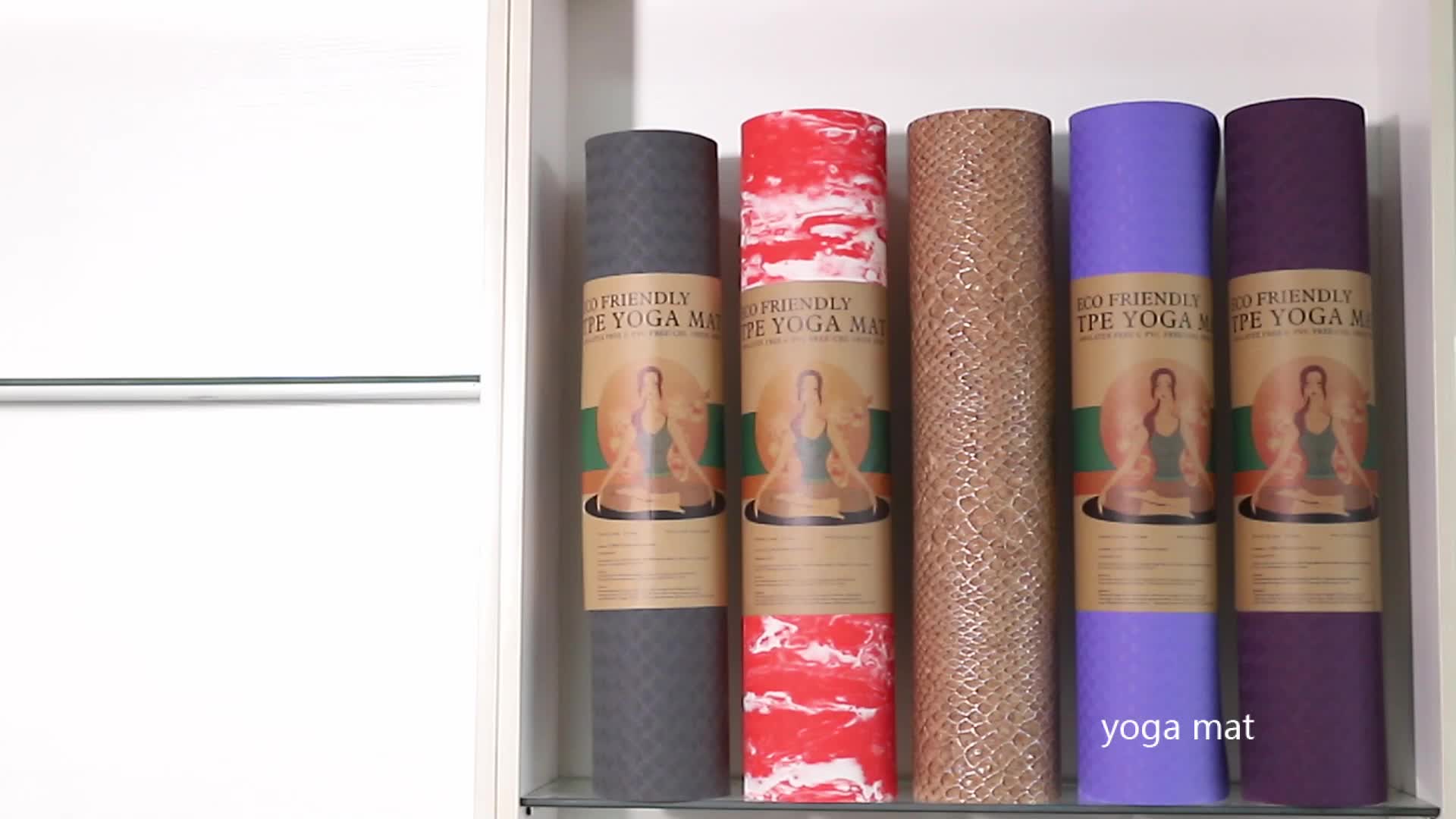 Huayi Manufacturer Custom Print Eco Yoga Mat Non Toxic No Odor Anti