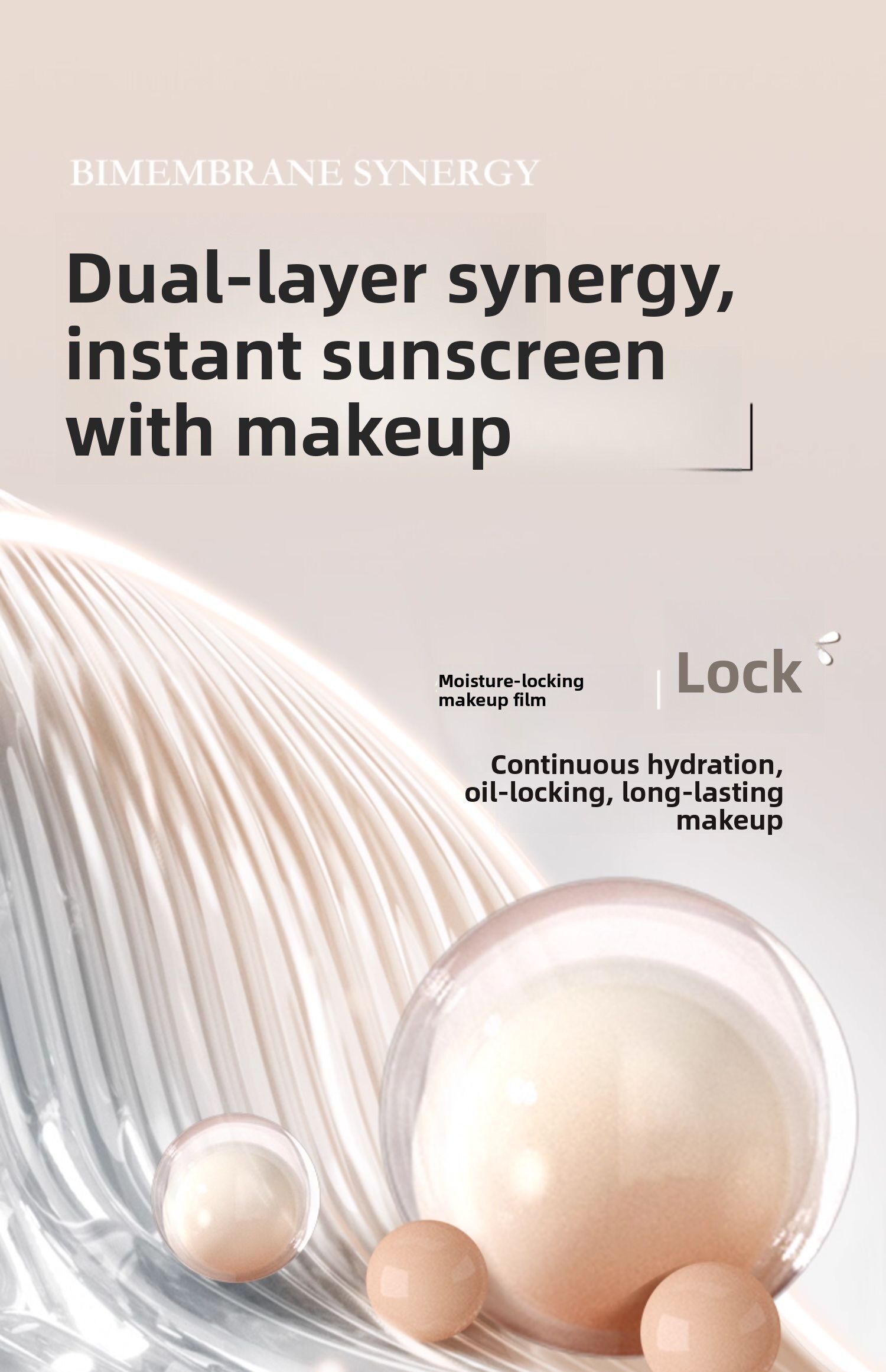 воздушная подушка 防晒气垫保湿持久保湿隔离遮瑕女士三合一spf50