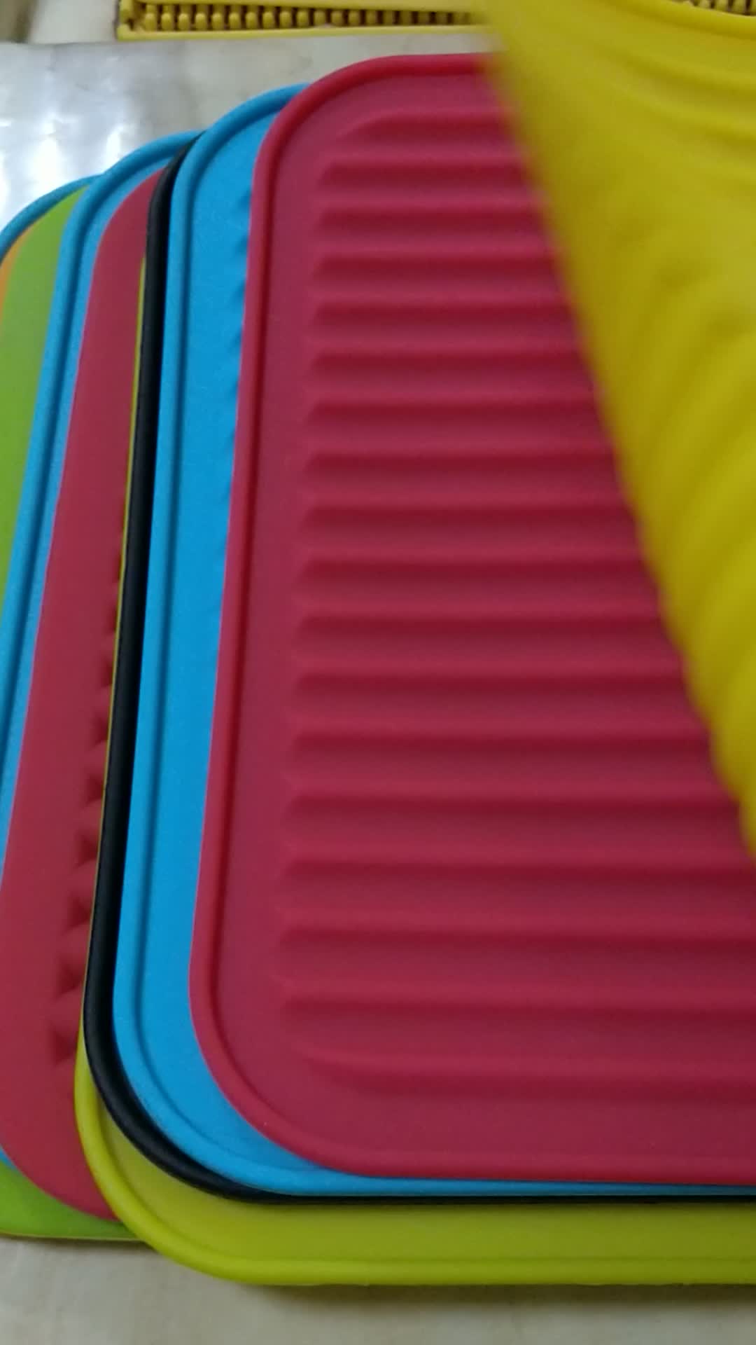 Silicone Cup Mat Rubber Hot Pads Pot Holder Trivet Mat Heat Resistant