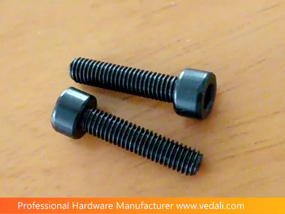 12.9 Grade Black Hex Socket Head Cap Screws Fastener M5 Standard