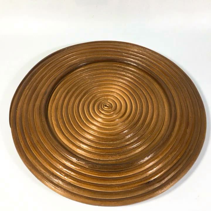 New Arrival Round Natural Straw Rattan Charger Plates Buy Rattan