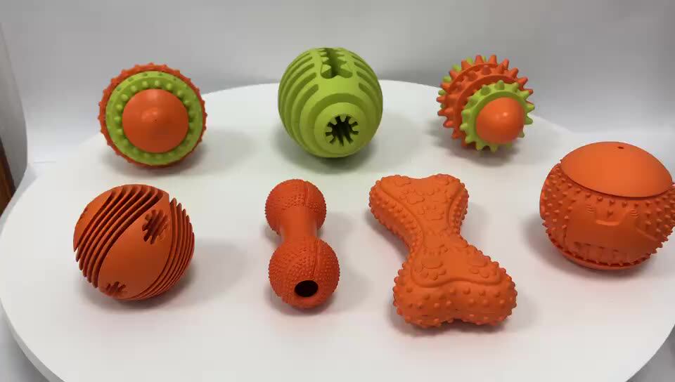 Free Sample 2024 Chew Wholesale Natural Rubber Pet Iq Training Toys For