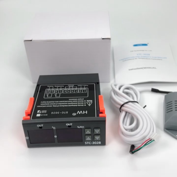 Stc-3028 Stc 3028 Digital Thermostat Hygrostat Temperature Humidity ...