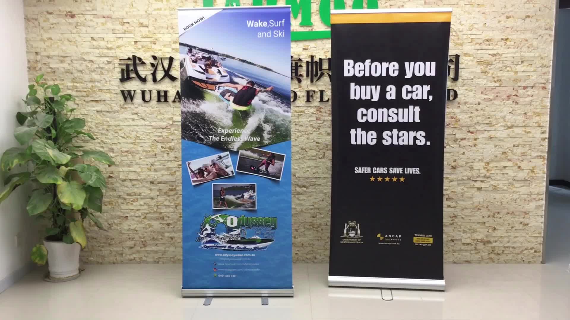 Adjustable Stand With Oxford Bag Roll Up Banner Display From China