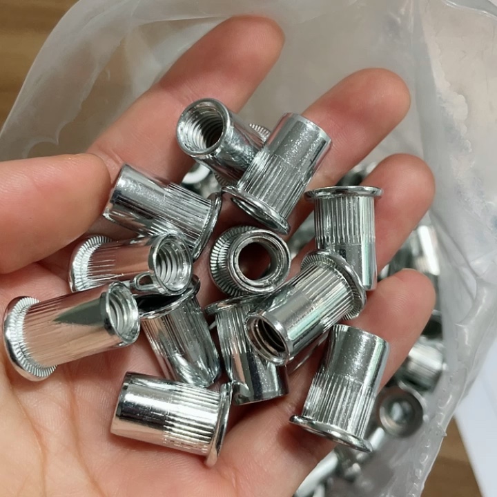 Custom Countersunk Head Rivet Nut Buy Flat Head Knurled Rivet Nut