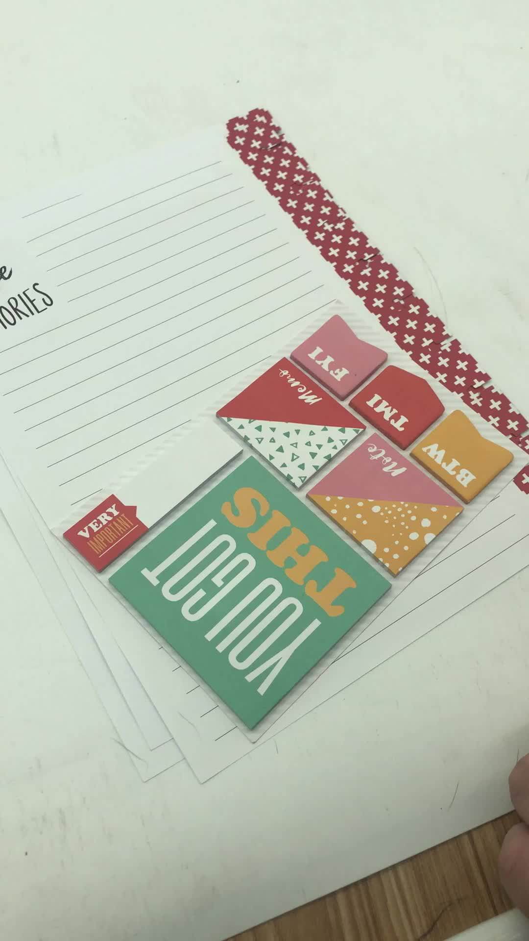 Transparent Custom Die Cut Cute Flower Sticky Notes Buy Cute Sticky