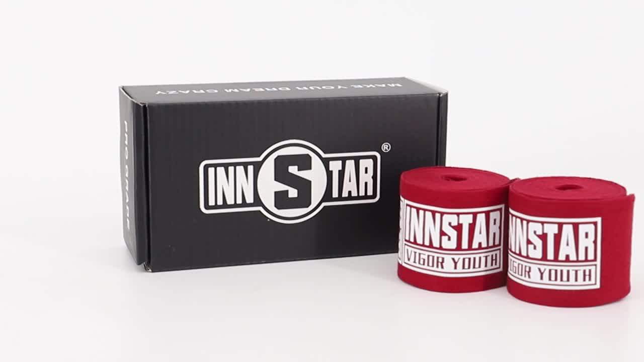Factory Custom Printed Boxing Bandage Cotton Hand Wrap Boxing