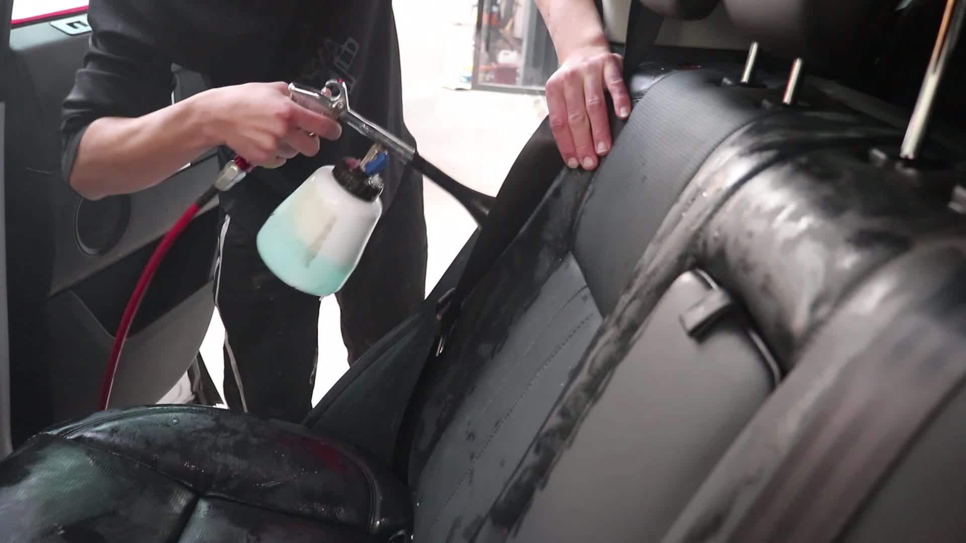 Upscale Pupure Copper Nozzle Car Cleaning Gun Car Interior Clean Gun