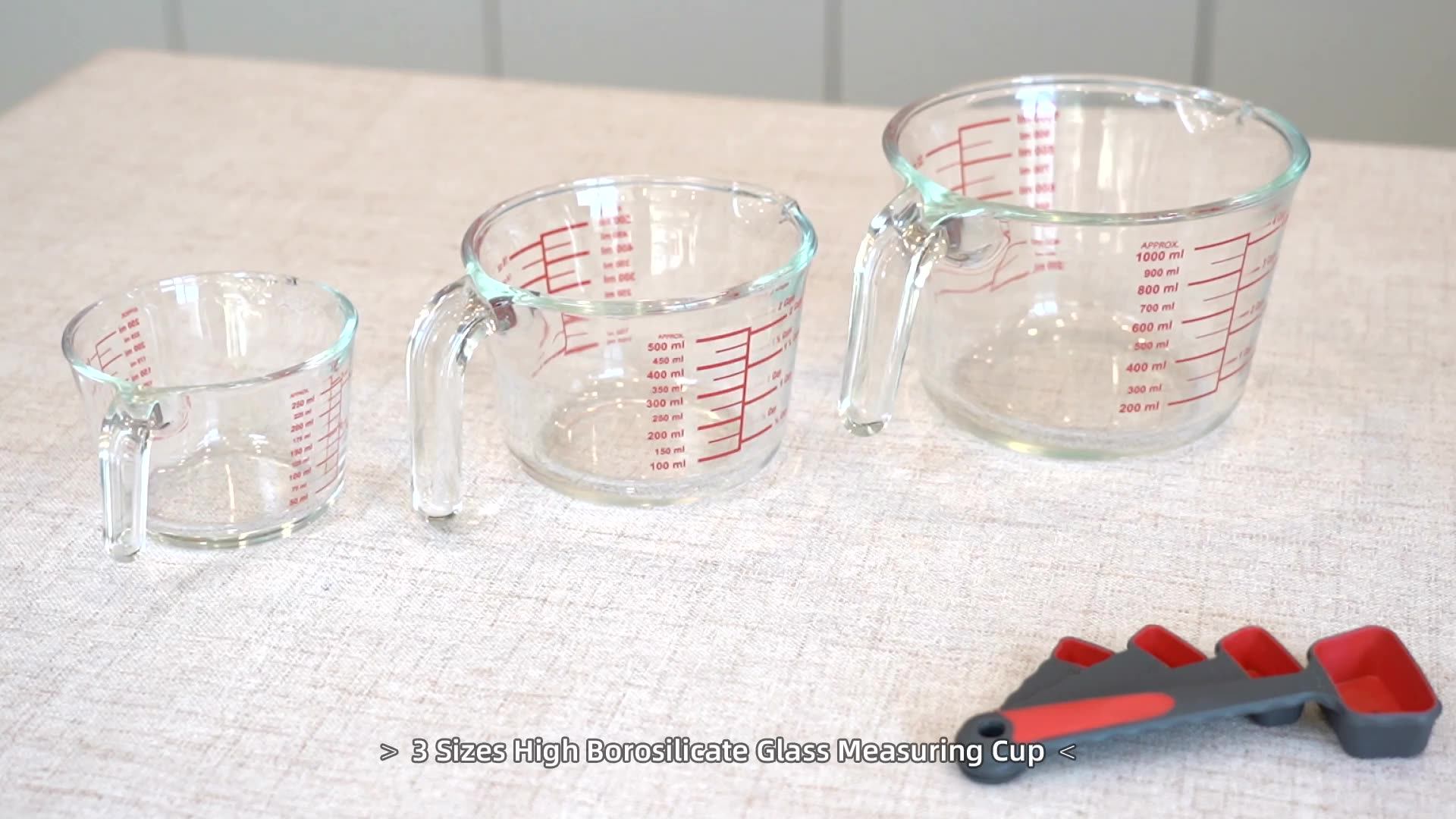 Heat Resistant Custom Multifunctional Kitchen Borosilicate Glass