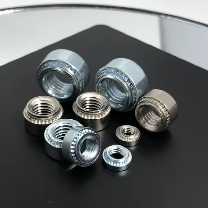 Round Head Carbon Steel M2 M3 M4 M5 M6 M8 Self Clinching Press Nut Zinc