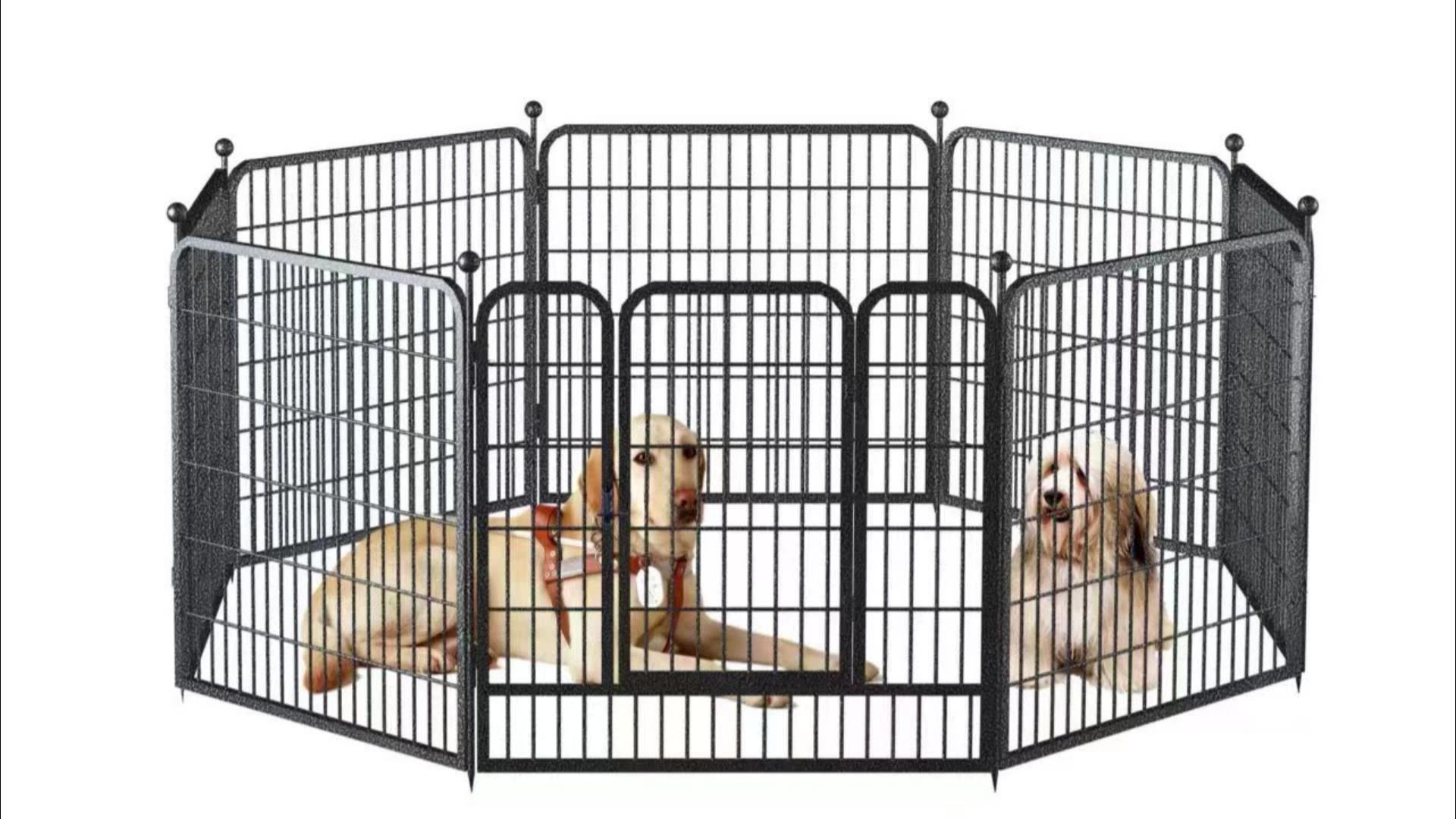 Heavy Duty Large Stackable Outdoor Inside Double Door Mesh Rabbit & Dog