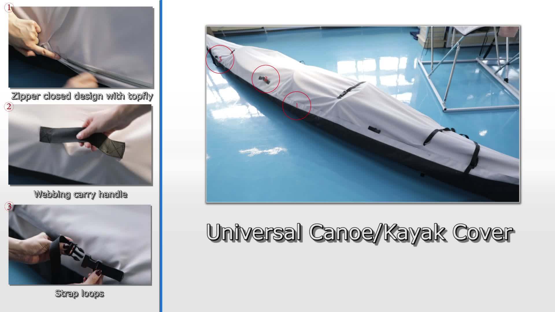Waterproof Universal Canoe Kayak Boat Cover Marine Boat Hatch Cover