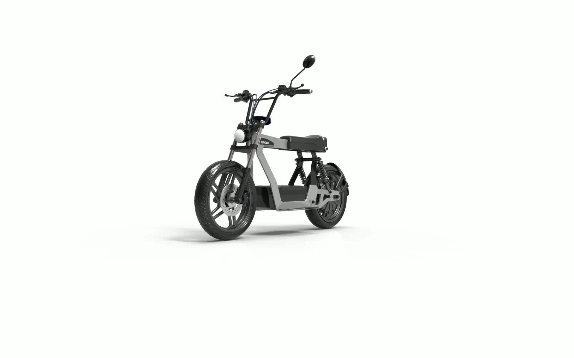 Ocardian — Scooter Électrique Citycoco,Moto Électrique Avec Deux Roues