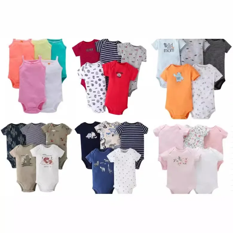 Summer bodysuit, set, with short sleeve