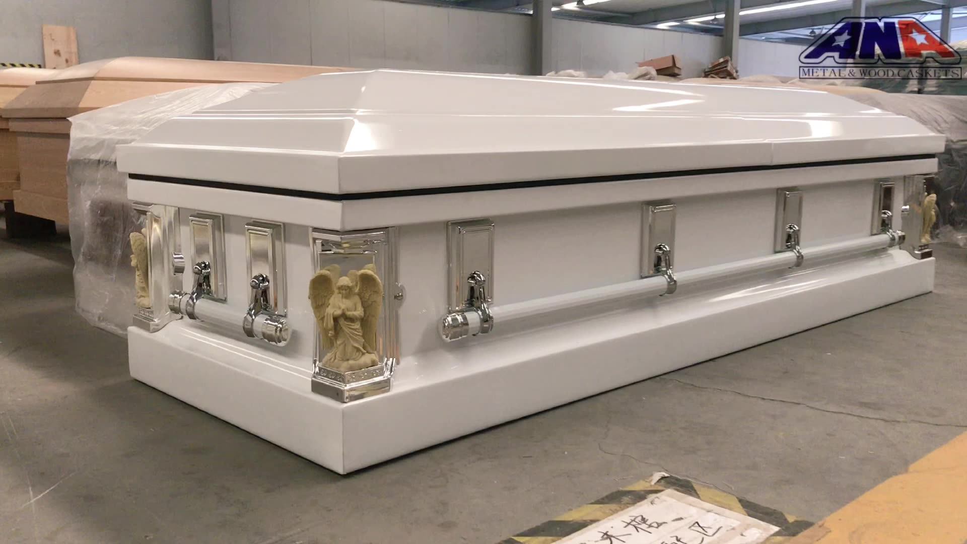 100 Quality Guarantee American Style Funeral Metal Caskets And Coffins
