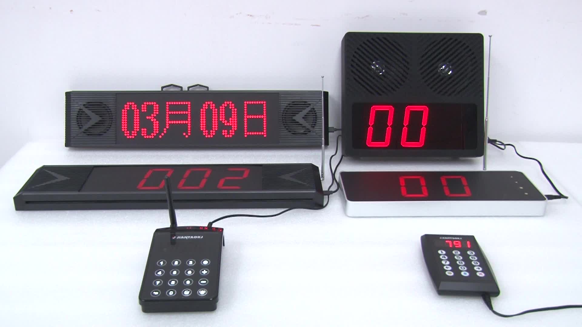 New Arrival Smart Queue Management System Led Display Queue Number ...