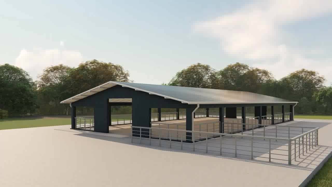 Prefab Indoor Riding Arenas And Steel Horse Barns Buy Steel Horse