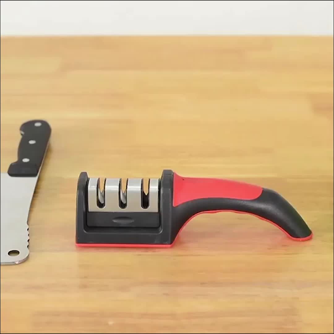 Amazon Easy Manual Kitchen Knife Sharpener Nonslip Rubber Knife