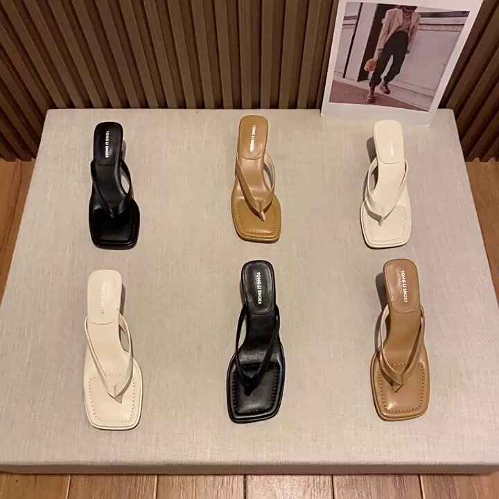 被同事追着问链接的香港法式夹脚凉拖鞋✨