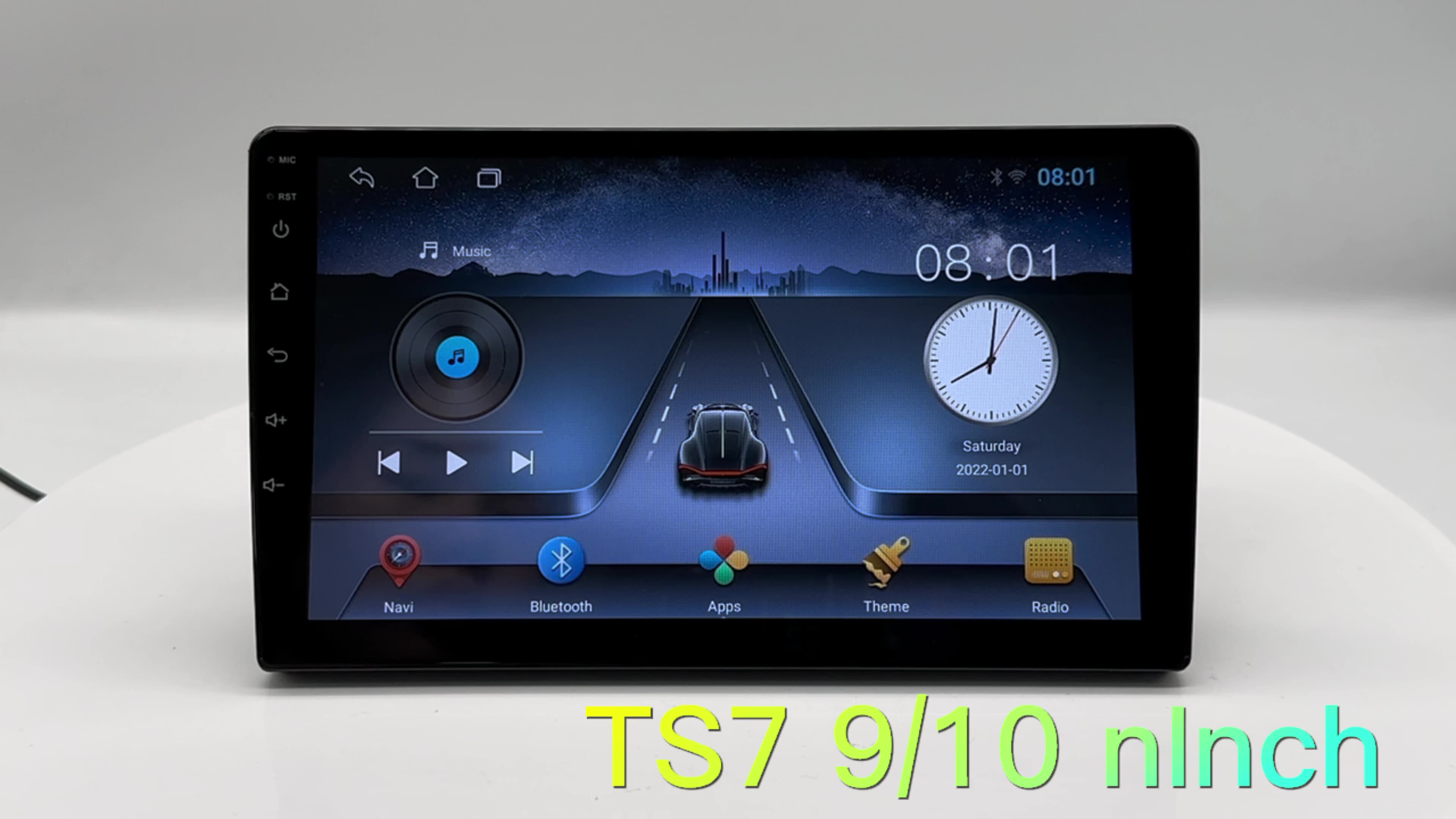 TS8 9 Inch Android Screen - Universal Car GPS Navigation
